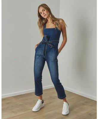 DRICOPER DENIM - Kayla Denim Jumpsuit - Jumpsuits & Playsuits (Dark Indigo) Kayla Denim Jumpsuit