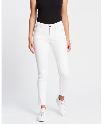 DRICOPER DENIM - Lauren Coated Jeans - Slim (Coated White) Lauren Coated Jeans