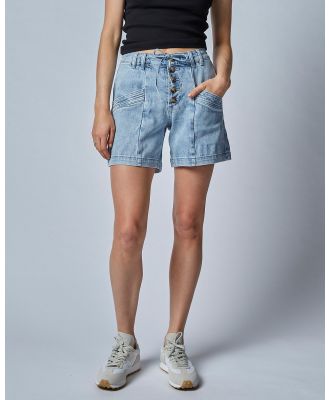 DRICOPER DENIM - Walker Denim Shorts - Denim (Sun-Bleached) Walker Denim Shorts