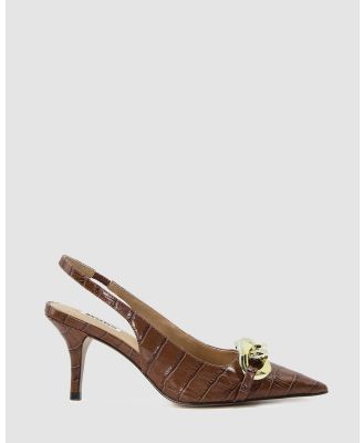 Dune London - Canary   Tan - All Pumps (Brown) Canary - Tan