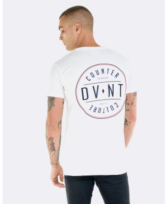 DVNT - C.C Badge Tee - T-Shirts & Singlets (White) C.C Badge Tee