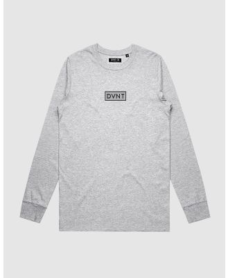 DVNT - Central Long Sleeve   Youth - Long Sleeve T-Shirts (Marle Grey) Central Long Sleeve - Youth