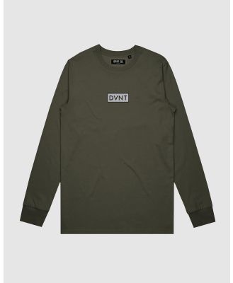 DVNT - Central Long Sleeve   Youth - Long Sleeve T-Shirts (Olive) Central Long Sleeve - Youth