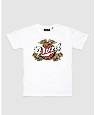 DVNT - Craft Tee   Youth - Short Sleeve T-Shirts (White) Craft Tee - Youth