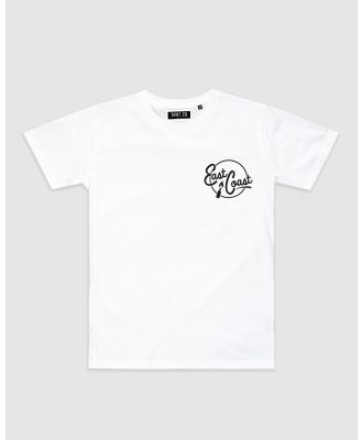 DVNT - East Coast Tee   Youth - Short Sleeve T-Shirts (White) East Coast Tee - Youth