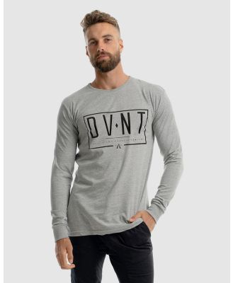 DVNT - Esquire Long Sleeve Tee - Long Sleeve T-Shirts (Marle Grey) Esquire Long Sleeve Tee