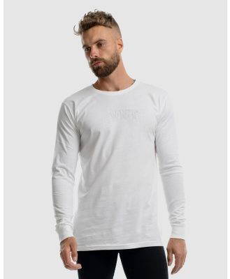 DVNT - Jersey Long Sleeve Tee - Long Sleeve T-Shirts (WHITE) Jersey Long Sleeve Tee