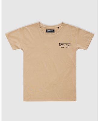 DVNT - NYC Tee   Youth - Short Sleeve T-Shirts (Camel) NYC Tee - Youth