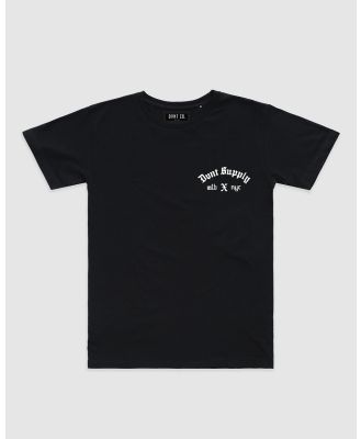 DVNT - Originals Crest Tee   Youth - Short Sleeve T-Shirts (Black) Originals Crest Tee - Youth