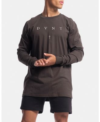 DVNT - Saint Long Sleeve Tee - Long Sleeve T-Shirts (Vintage Black) Saint Long Sleeve Tee