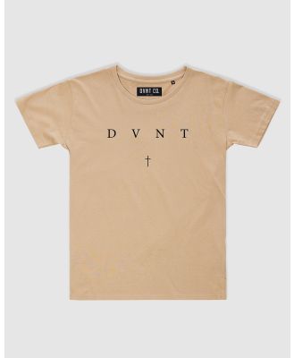 DVNT - Saint Tee   Youth - Short Sleeve T-Shirts (Camel) Saint Tee - Youth