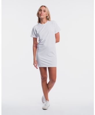 DVNT - Sustainable Staple Tee Dress - Dresses (White) Sustainable Staple Tee Dress