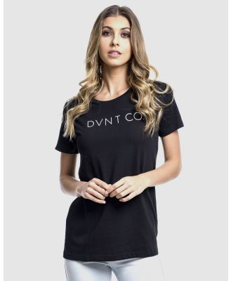 DVNT - The Co Tee - T-Shirts & Singlets (Black) The Co Tee