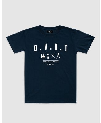 DVNT - Urban Elements Tee   Youth - Short Sleeve T-Shirts (Ink) Urban Elements Tee - Youth