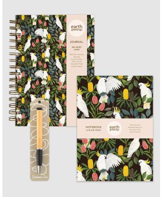 Earth Greetings - Stationery Bundle   Aussie Squawkers - Home (Australian Wildflowers) Stationery Bundle - Aussie Squawkers