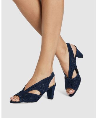 Easy Steps - Angie - Mid-low heels (NAVY) Angie