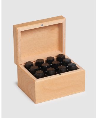 ECO. Modern Essentials - ECO. Wooden 12 Essential Oils Box - Essential Oils (ECO. Wooden 12 Essential Oils Box) ECO. Wooden 12 Essential Oils Box