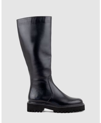 Edward Meller - VERNON Knee High Boot on EVA Sole - Knee-High Boots (Black) VERNON Knee High Boot on EVA Sole