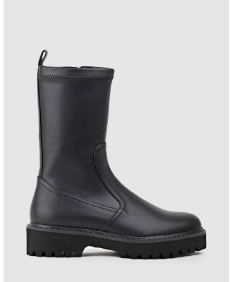 Edward Meller - WORSLEY Stretch Ankle Boot on Unit - Boots (Black) WORSLEY Stretch Ankle Boot on Unit