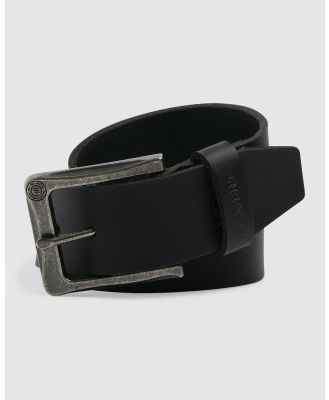 Element - Foundation Leather Belt - Belts (BLACK) Foundation Leather Belt