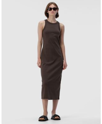 Elka Collective - Zoe Tank Dress - Dresses (Chocolate) Zoe Tank Dress