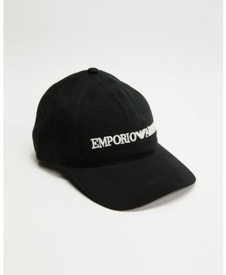 Emporio Armani - Baseball Cap - Headwear (Nero) Baseball Cap