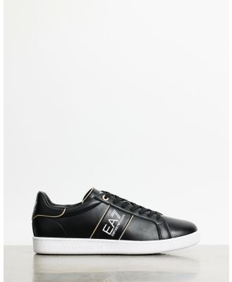 Emporio Armani EA7 - Court Shoes   Men's - Sneakers (Black) Court Shoes - Men's