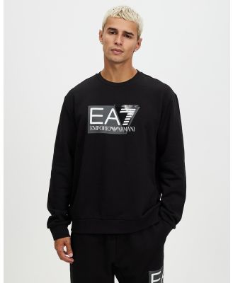 Emporio Armani EA7 - Sweatshirt - Sweats (Black) Sweatshirt