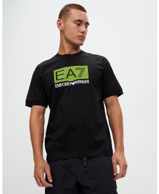 Emporio Armani EA7 - T Shirt - T-Shirts & Singlets (Black) T-Shirt