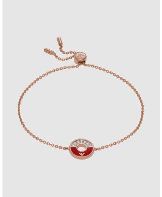 Emporio Armani - Emporio Armani Rose Gold Bracelet EG3561221 - Jewellery (Rose Gold) Emporio Armani Rose Gold Bracelet EG3561221