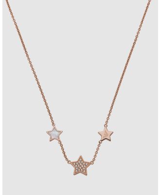 Emporio Armani - Emporio Armani Rose Gold Necklace EG3524C221 - Jewellery (Rose Gold) Emporio Armani Rose Gold Necklace EG3524C221