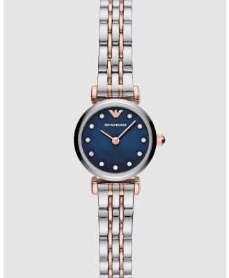 Emporio Armani - Two Tone Analogue Watch AR11222 - Watches (Multi-Tone) Two Tone Analogue Watch AR11222