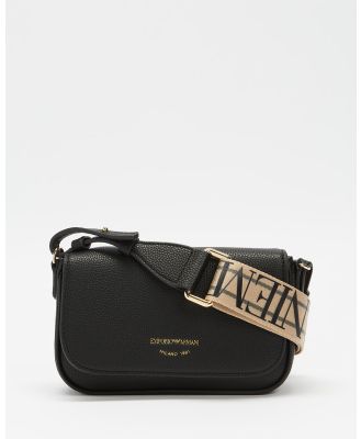 Emporio Armani - Wallet On Chain Mini Bag - Bags (Black & Gold) Wallet On Chain Mini Bag