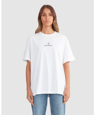 ENA PELLY - Lexi Monogram Tee - T-Shirts & Singlets (White) Lexi Monogram Tee