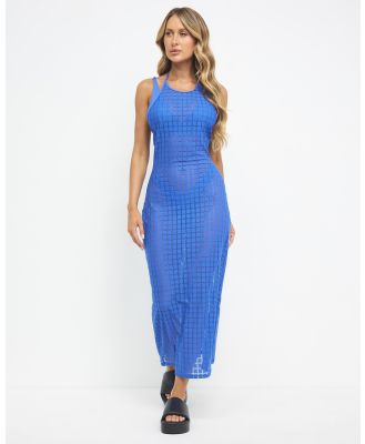 Endless - Hazey Daze Maxi Dress - Swimwear (Egyptian Blue) Hazey Daze Maxi Dress