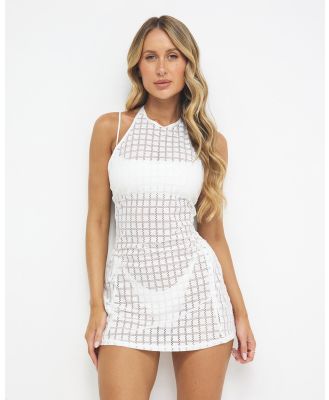 Endless - Hazey Daze Mini Dress - Swimwear (White) Hazey Daze Mini Dress