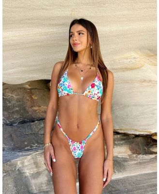 Endless - Malibu Triangle Bikini Top - Bikini Tops (Floral Party) Malibu Triangle Bikini Top