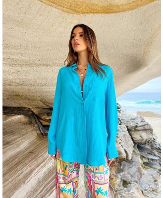 Endless - Pippa Beach Shirt - Swimwear (Vivid Blue) Pippa Beach Shirt