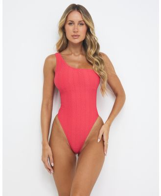 Endless - Sandy Bay One Shoulder One Piece - One-Piece / Swimsuit (Watermelon) Sandy Bay One-Shoulder One-Piece