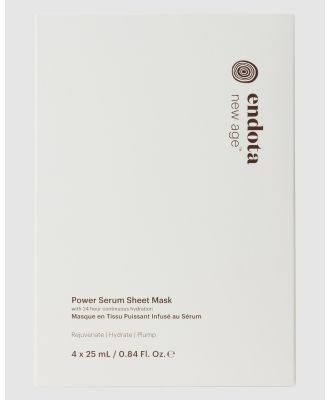 Endota - New Age   new age power serum sheet mask 25ml retail (4 pack) - Skincare (n/a) New Age - new age power serum sheet mask 25ml retail (4 pack)