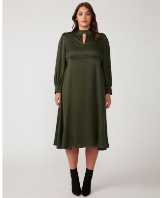 Estelle - Essence Midi Dress - Dresses (Olive) Essence Midi Dress
