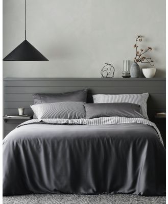 Ettitude - Signature Sateen Duvet Cover - Home (Grey) Signature Sateen Duvet Cover