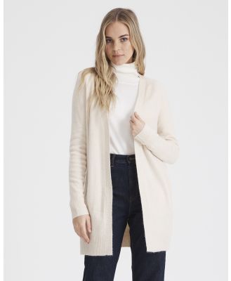 Everly Collective - Brooklyn Short Cardigan - Jumpers & Cardigans (Ivory) Brooklyn Short Cardigan