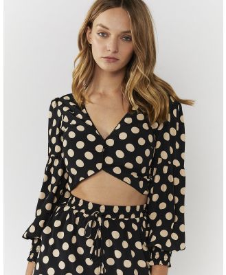 Everly Collective - Lifeline Top - Cropped tops (Black Nude Spot) Lifeline Top
