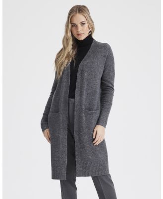 Everly Collective - Toronto Long Cardigan - Jumpers & Cardigans (Charcoal) Toronto Long Cardigan
