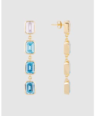 FAIRLEY - Mykonos Cocktail Earrings - Jewellery (Blue) Mykonos Cocktail Earrings