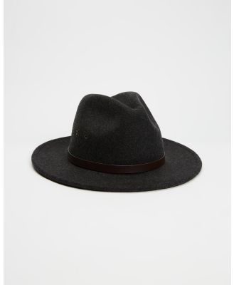 Fallen Broken Street - The Crushable Ratatat Felt Hat - Hats (Mottle Black) The Crushable Ratatat Felt Hat