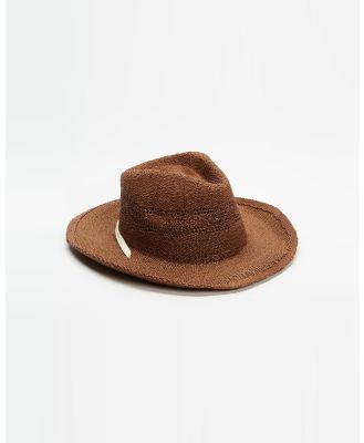 Fallen Broken Street - The Lover Straw Cowboy Hat - Hats (Chocolate) The Lover Straw Cowboy Hat