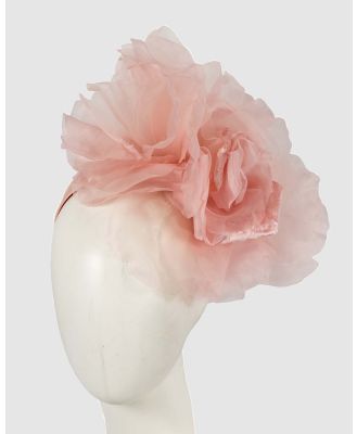 Fillies Collection - Large Flower Fascinator Headband - Fascinators (Pink) Large Flower Fascinator Headband