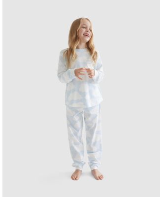 FINE-DAY - Kids Dream   Long Sleeve T Shirt - Sleepwear (Cloud Print) Kids Dream - Long Sleeve T-Shirt